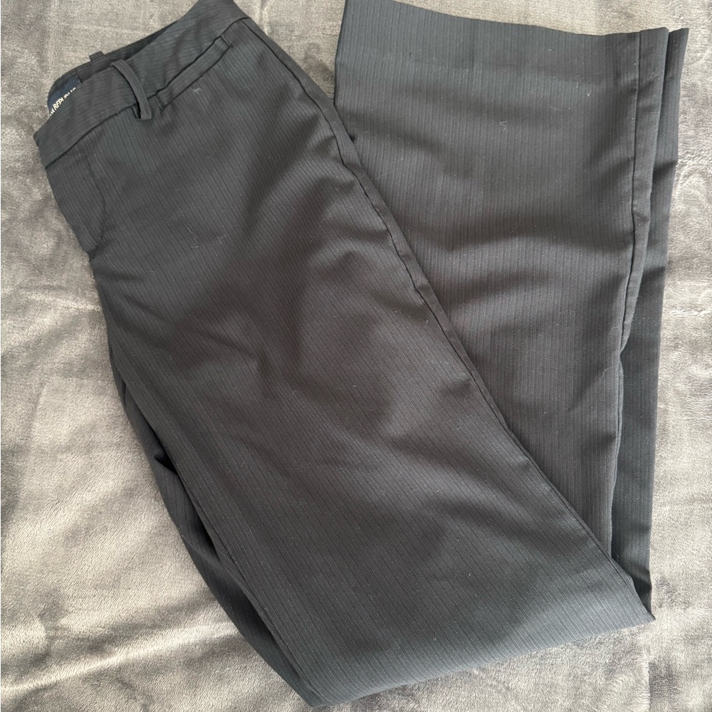 Banana republic Classic Black Pinstripe Trousers